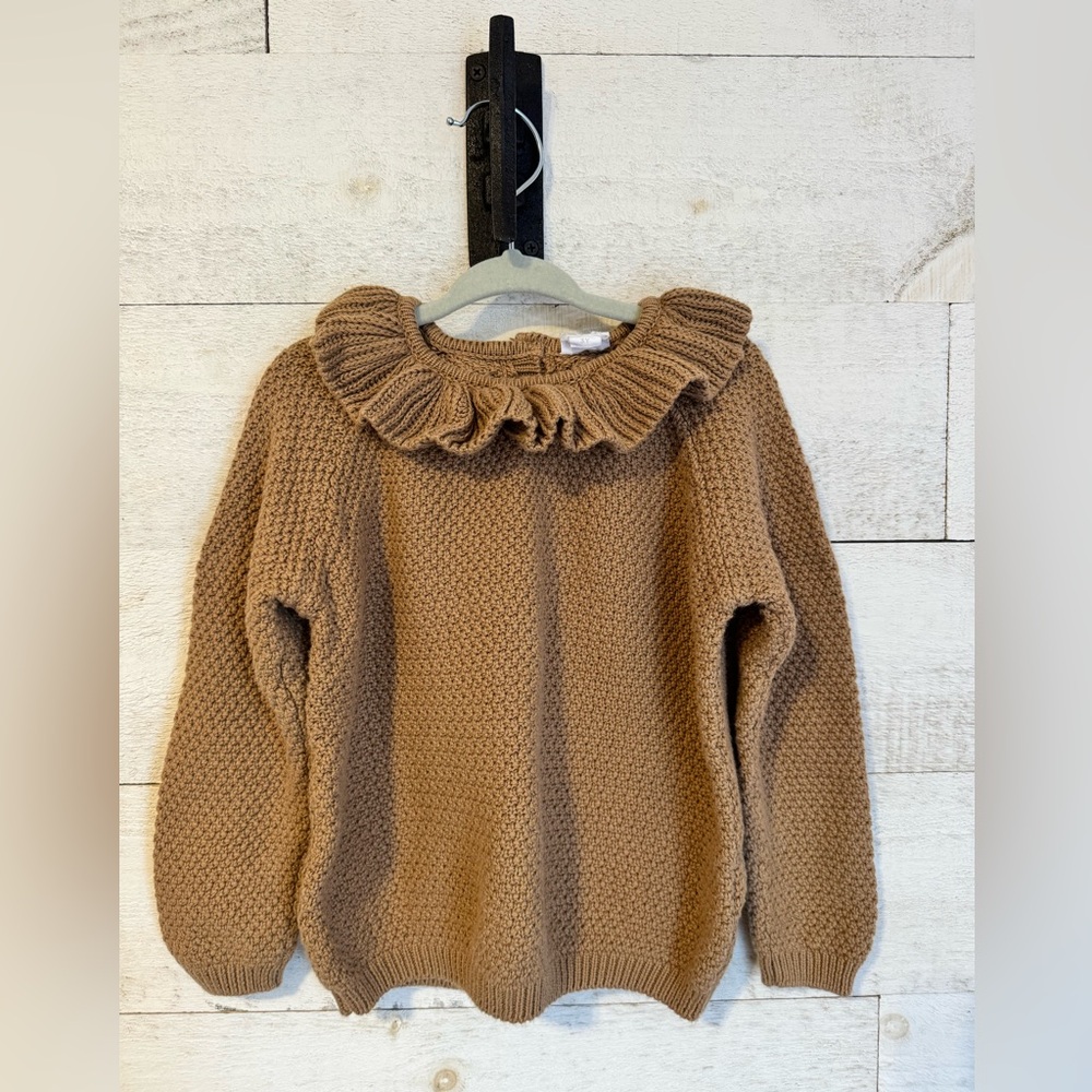 Jamie Kay Tan Ruffle Sweater - Picture 4 of 6
